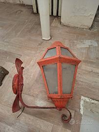 Lanterna a parete da esterno vintage