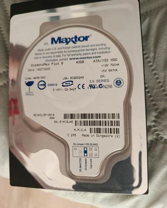 Hard Disk Interno 3.5" IDE PATA Maxtor Diamond Max