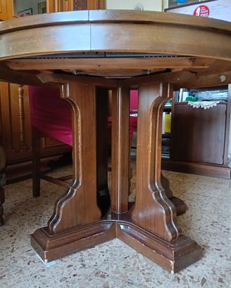 Tavolo rotondo legno apribile
