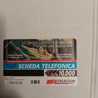 Scheda telefonica le 5 giornate 