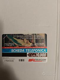 Scheda telefonica le 5 giornate 
