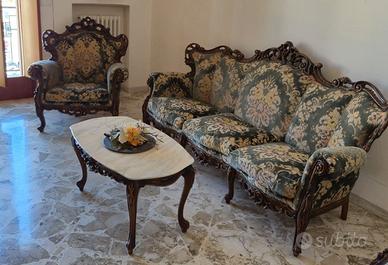 Salotto Completo Stile Barocco Piemontese