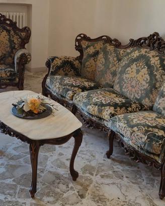 Salotto Completo Stile Barocco Piemontese
