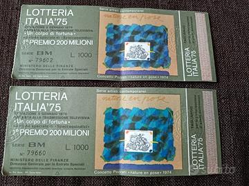 biglietti lotteria 