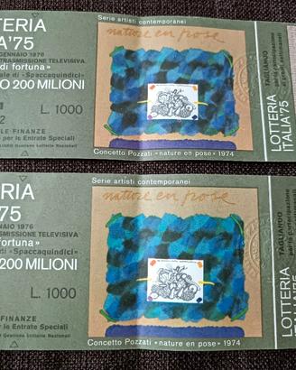 biglietti lotteria 