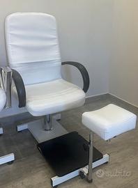 poltrona pedicure + vaschetta elettrica