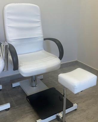 poltrona pedicure + vaschetta elettrica