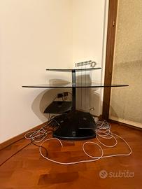 Scrivania in vetro temperato