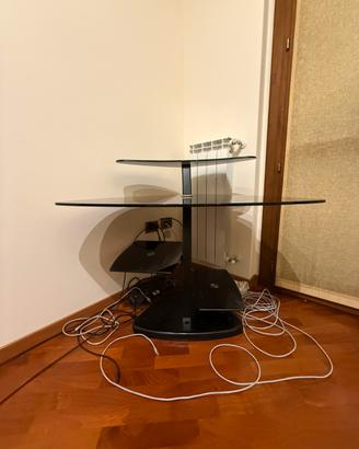 Scrivania in vetro temperato