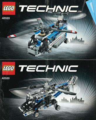 Lego Technic 42020 2 tipi di Elicottero