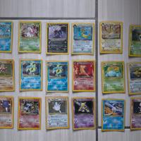 Blocco carte pokemon delle prime serie