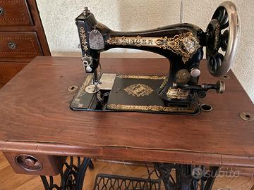 Macchina da cucire a pedale SINGER inizio’900
