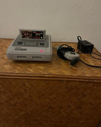 Super Nintendo con gioco