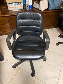 Poltrone da ufficio in pelle