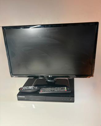 TV LG  + dvd Samsung
