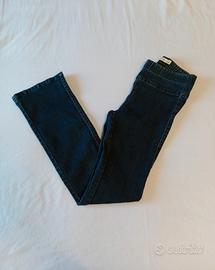 Jeans leggings svasati(flare),donna, taglia s