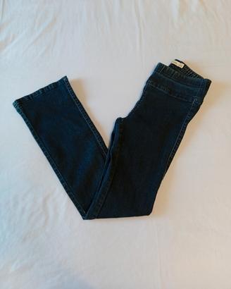 Jeans leggings svasati(flare),donna, taglia s