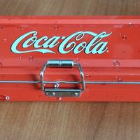 astuccio portapenne vintage Coca-Cola in metallo