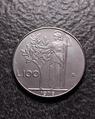 100 Lire 1978 Minerva Italia