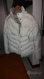 Giacca vintage Nike imbottita  - bianca- L (46/48)