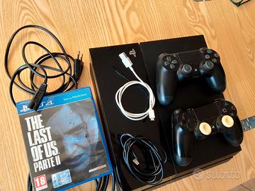 playstation4+2controller+the last of us 2
