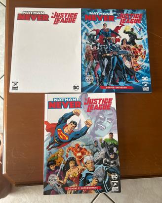 Nathan never/ justice legue fumetto Bonelli