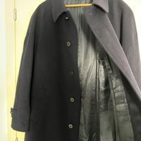 Loden cappotto elegante in lana Blu navy taglia 54