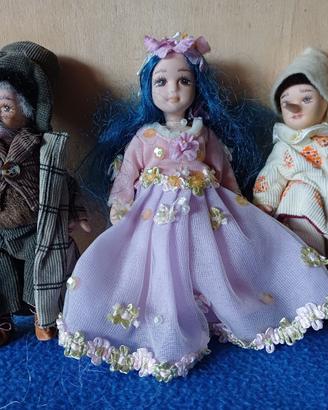 Trio di bambole Pinocchio
