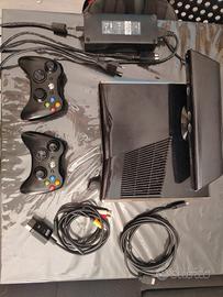 xbox 360 slim con giochi e kinect