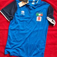 Maglia Nazionale ITALIA ciclismo POLO blu nuova