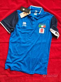 Maglia Nazionale ITALIA ciclismo POLO blu nuova