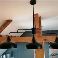 Lampadario stile industriale 