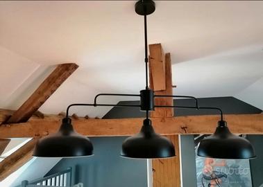 Lampadario stile industriale 