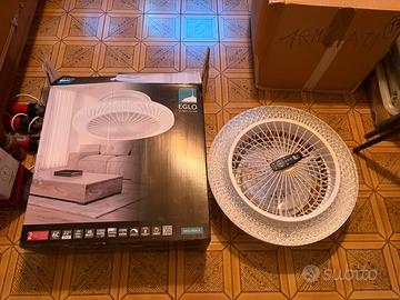 EGLO Malinska - Ventilatore da soffitto con LED,