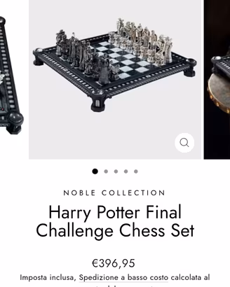 scacchiera Harry Potter 