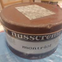 scatola latta vuoto vintage Ferrero Nusscreme