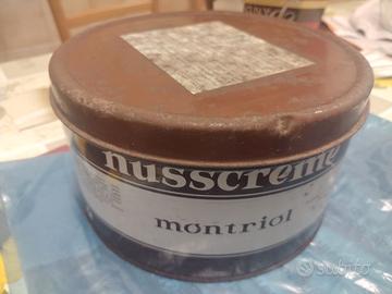 scatola latta vuoto vintage Ferrero Nusscreme