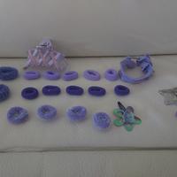 set Elastici e mollette nuovo 