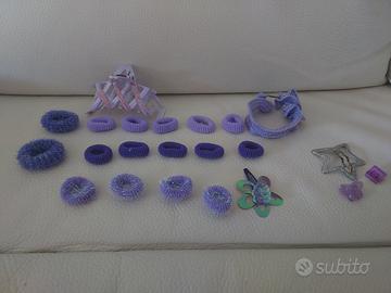 set Elastici e mollette nuovo 