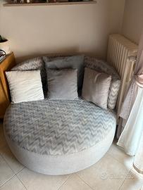 Poltrona Tonda Maxi Girevole