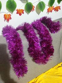 Ghirlanda natale decorazione fucsia cosplay