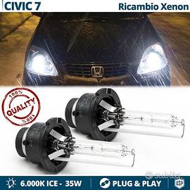 2 Lampadine Ricambio Xenon D2S per HONDA CIVIC 7