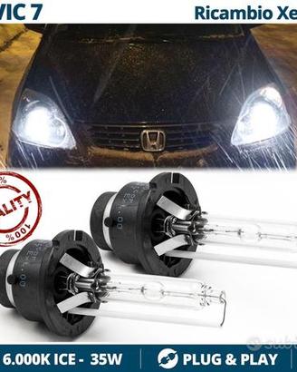 2 Lampadine Ricambio Xenon D2S per HONDA CIVIC 7