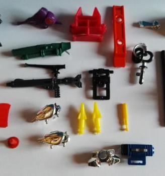 Lotto accessori robot vari anni '80