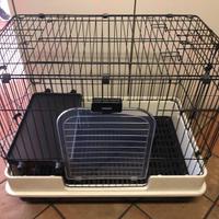 Gabbia per conigli Pawhut