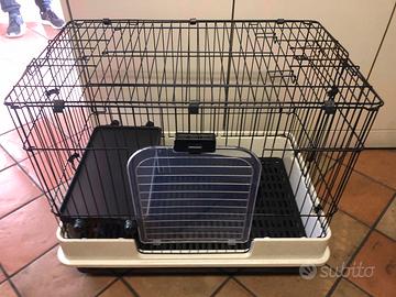 Gabbia per conigli Pawhut