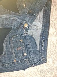 Jeans Jeckerson Uomo con Toppe in Camoscio L