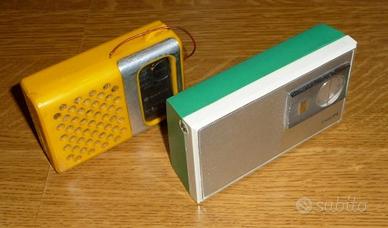Radio tascabili PHILIPS e SANYO anni '70
