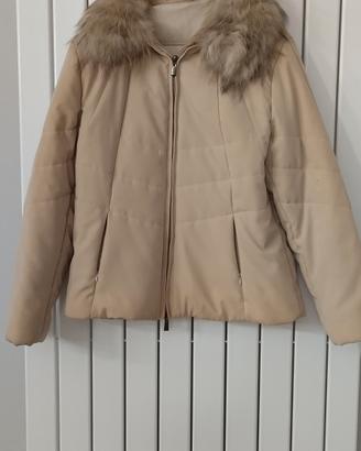 giubbino donna taglia 42 colore beige 