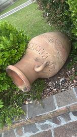 Anfora di terracotta con 2 manici altezza 140 cm